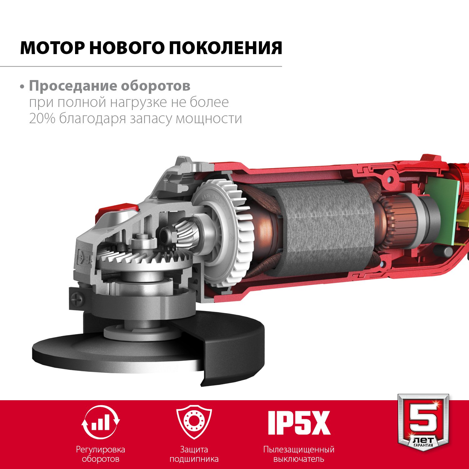 Дополнительная рукоятка для ЗУБР УШМ-125-1205 Э