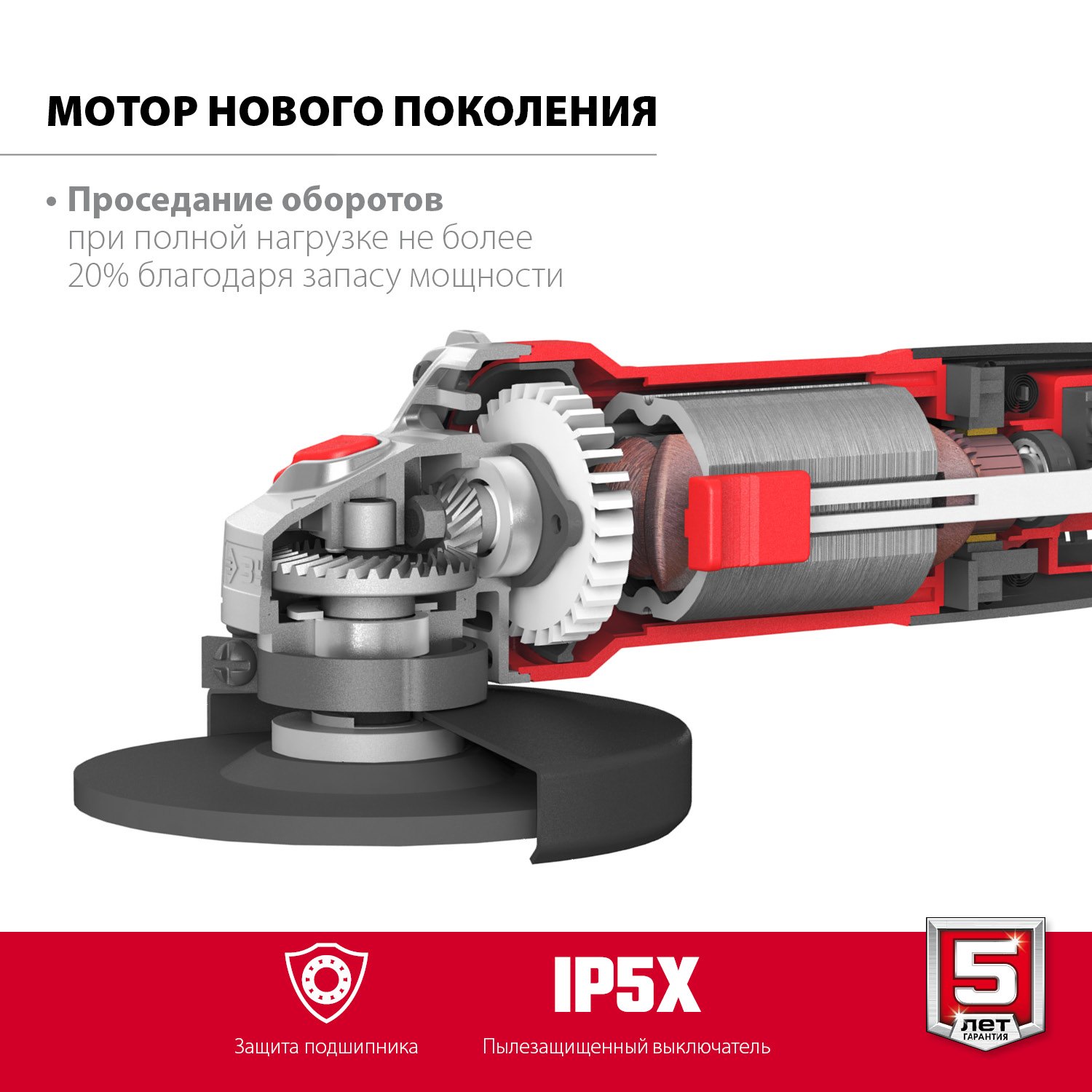 Дополнительная рукоятка угловой шлифмашины ЗУБР 115 мм