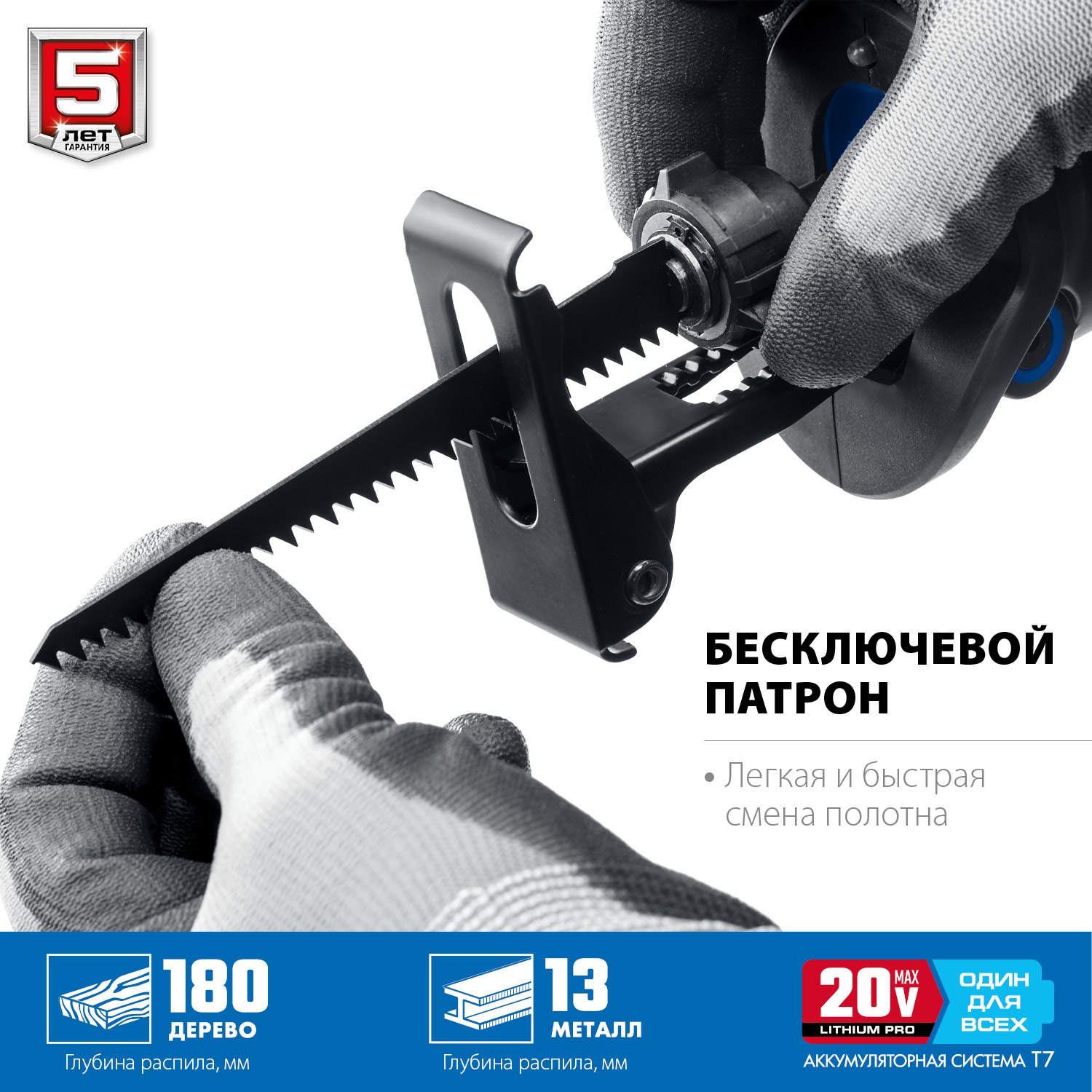 Бесщеточная сабельная пила ЗУБР Т7 20 В: профессиональный инструмент для точного пиления