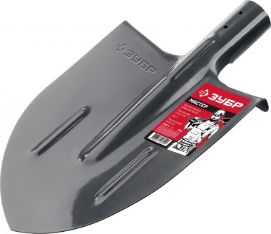 ЗУБР Мастер, 380 х 208 мм, полотно 1.6 мм, закалено, с рёбрами жёсткости, без черенка, тип ЛКО, штыковая лопата (39414) — Официальный партнер ЗУБР в России