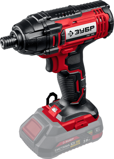 Ударный аккумуляторный винтоверт ЗУБР ГВЛ-255, 18В, без АКБ, в коробке, «Мастер» — Официальный партнер ЗУБР в России