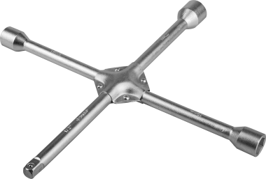 Ключ-крест ЗУБР &quot;ЭКСПЕРТ&quot; автомобильный оцинкованный усиленный, 17-19-22-1/2&quot; — Официальный партнер ЗУБР в России