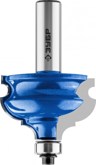 Фреза кромочная фигурная №4, D= 44,5мм, рабочая длина-28,5мм, хв.-12мм, d-12,7мм, ЗУБР Профессионал — Официальный партнер ЗУБР в России