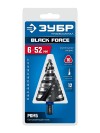 ЗУБР BLACK FORCE 6-52 мм, 12 ступеней, винтовая проточка, сверло ступенчатое, Профессионал (29671-6-52-12) фото 7 &mdash; Официальный партнер ЗУБР в России