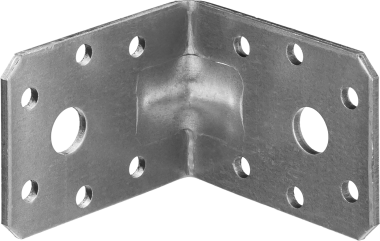 Уголок крепежный усиленный УКУ-2.5, 65х145х145 х 2.5мм, ЗУБР — Официальный партнер ЗУБР в России