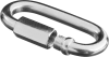 Карабин винтовой с муфтой, 10мм, 1 шт, оцинкованный, ЗУБР фото 1 — Официальный партнер ЗУБР в России