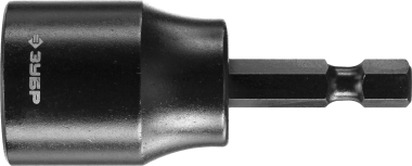 Бита ЗУБР &quot;ПРОФИ&quot; с торцовой головкой, удлиненная, хвостовик E 1/4&quot;, 17мм, 1шт — Официальный партнер ЗУБР в России