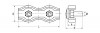 Зажим троса двойной, 6мм, 2 шт, оцинкованный, ЗУБР фото 4 — Официальный партнер ЗУБР в России