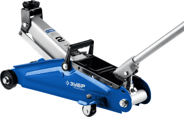 Домкрат гидравлический подкатной T50, 2т, 130-380мм, в кейсе, ЗУБР Профессионал 43052-2-K — Официальный партнер ЗУБР в России