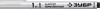 Перманентный маркер, заостренный наконечник, белый, 1 мм, ЗУБР МП-100 06320-8 фото 2 — Официальный партнер ЗУБР в России
