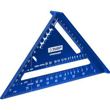 Угольник кровельный Кровельщик ЗУБР 180 мм, 5-в-1, 34391-18 — Официальный партнер ЗУБР в России