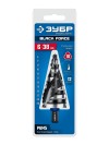 ЗУБР BLACK FORCE 6-38 мм, 12 ступеней, винтовая проточка, сверло ступенчатое, Профессионал (29671-6-38-12) фото 7 &mdash; Официальный партнер ЗУБР в России