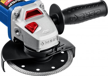 Углошлифов. машина (болгарка), ЗУБР Профессионал УШМ-П125-1500 ЭПСТ, удлин. рукоятка, конст. электрон., плав. пуск, 125мм, 3000-9500 об/мин, 1500 Вт — Официальный партнер ЗУБР в России