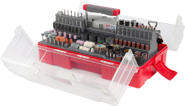 Гравер ЗУБР электрический с набором мини-насадок в кейсе, 242 предмета — Официальный партнер ЗУБР в России