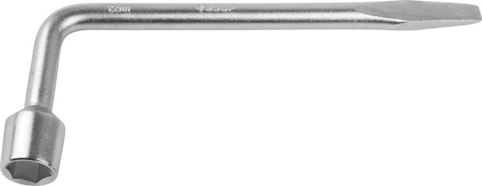 Ключ баллонный Г-образный ЗУБР 22 мм, пруток ?15 мм, хромированный, 2753-22_z02 фото 1 — Официальный партнер ЗУБР в России