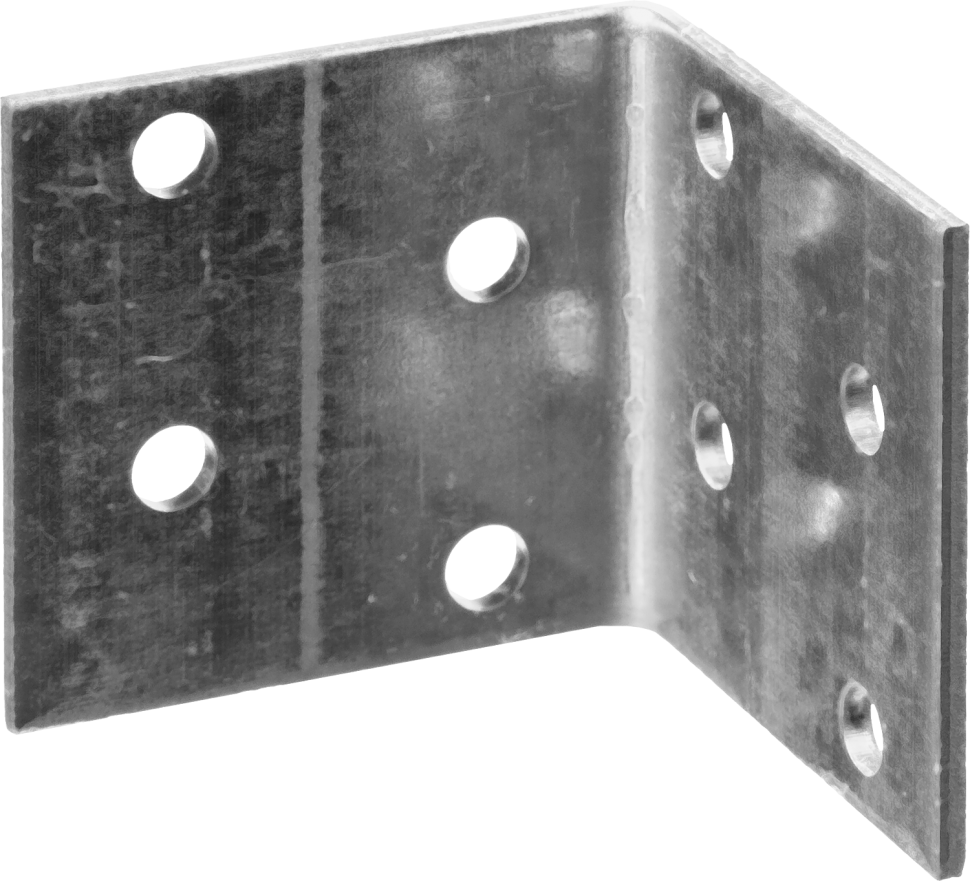 Уголок крепежный равносторонний УКР-2.0, 50х60х60 х 2мм, ЗУБР фото 1 — Официальный партнер ЗУБР в России