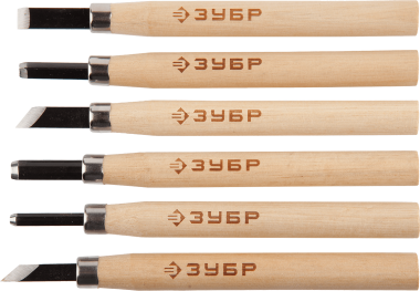 Резцы ЗУБР &quot;ЭКСПЕРТ&quot; фигурные профессиональные, 6шт — Официальный партнер ЗУБР в России