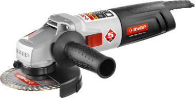 Углошлифовальная машина (болгарка), ЗУБР УШМ-125-1100 ТМ3, защита от перегрузки, 125 мм, 3000-11000 об/мин, 1100 Вт — Официальный партнер ЗУБР в России