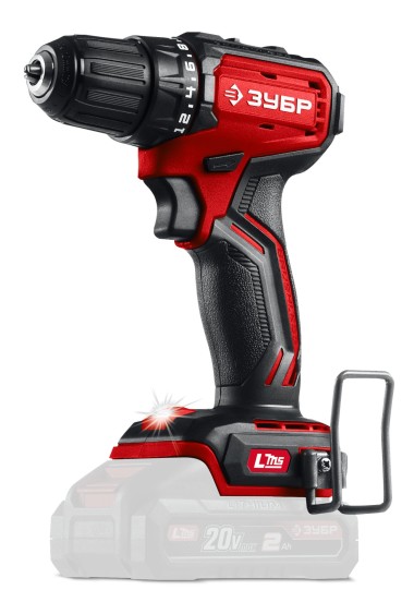 ЗУБР 20 В, 45 Н·м, без АКБ (LMS), бесщеточная дрель-шуруповерт (ДБ-45) — Официальный партнер ЗУБР в России