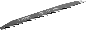 Полотно ЗУБР &quot;ПРОФЕССИОНАЛ&quot; с тв.зубьями для сабельной эл.ножовки по лёгкому бетону; 250/200, 17 зубьев — Официальный партнер ЗУБР в России