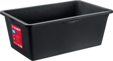 Таз строительный прямоугольный ЗУБР 60 л, ударопрочный пластик, 06097-65_z03 — Официальный партнер ЗУБР в России