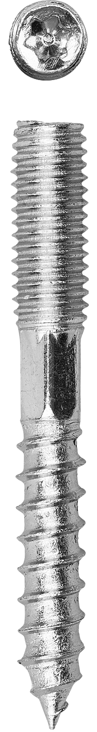 Шпилька сантехническая, шестигранник, Torx 25, М8x120мм, 600шт, оцинкованная, ЗУБР — Официальный партнер ЗУБР в России