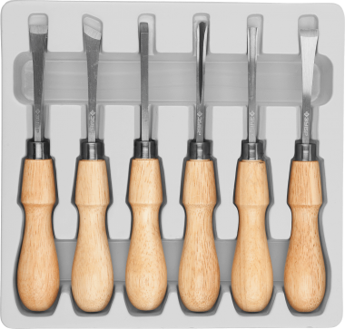 Стамески ЗУБР &quot;ЭКСПЕРТ&quot; фигурные профессиональные, 6шт — Официальный партнер ЗУБР в России