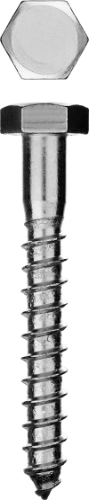 Шурупы ШДШ с шестигранной головкой (DIN 571), 70 х 10 мм, 35 шт, ЗУБР фото 1 — Официальный партнер ЗУБР в России