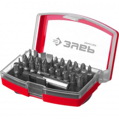Набор бит ЗУБР &quot;Мастер&quot; &quot;МХ-32&quot;, CR-V, 32шт, 26393-H32 — Официальный партнер ЗУБР в России