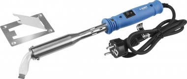 Паяльник ЗУБР &quot;ПРОФЕССИОНАЛ&quot;, с выключателем, пластмассовой рукояткой и долговечным жалом, 200Вт, клин — Официальный партнер ЗУБР в России