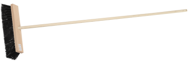 Щетка ЗУБР уличная деревянная с ручкой, волокно 90мм, ПЭТ, 140см, 40х7см — Официальный партнер ЗУБР в России