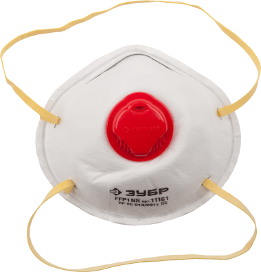 Полумаска фильтрующая  ЗУБР &quot;ЭКСПЕРТ&quot; коническая с клапаном, класс защиты FFP2 — Официальный партнер ЗУБР в России