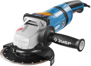 Углошлифовальная машина (болгарка), ЗУБР Профессионал УШМ-П180-2100 ПВ, плавный пуск, антивибрационная защита, 180 мм, 8000 об/мин, 2100Вт — Официальный партнер ЗУБР в России