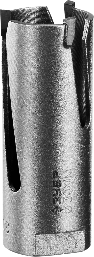 Коронка ЗУБР &quot;ПРОФИ&quot; &quot;ПРОУНИВЕРСАЛ&quot;, твердосплав резцы, бетон, кирпич, керам, цв мет, гипсокарт, пласт, дерево, d=30мм — Официальный партнер ЗУБР в России