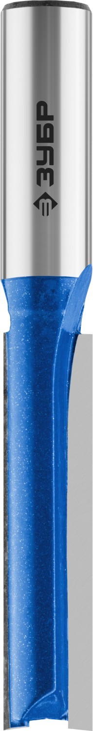 Фреза пазовая прямая, удлиненная, D= 14мм, рабочая длина-51мм, хв.-12 мм, ЗУБР Профессионал — Официальный партнер ЗУБР в России