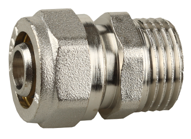 Соединитель ЗУБР с наружной резьбой, цанга-штуцер, 3/4&quot;х20х2,0 мм, никель — Официальный партнер ЗУБР в России