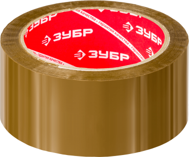 Клейкая лента, ЗУБР Мастер 12033-50, коричневая, 48мм х 60м — Официальный партнер ЗУБР в России
