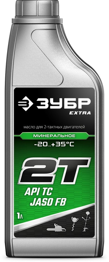 Минеральное масло ЗУБР EXTRA 2Т-М для 2-тактных двигателей, 1л, 70600-1 — Официальный партнер ЗУБР в России