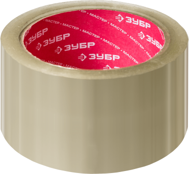 Клейкая лента, ЗУБР Мастер 12031-50, прозрачная, 48мм х 60м — Официальный партнер ЗУБР в России