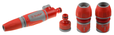 Набор ЗУБР&quot;МАСТЕР&quot;полив: наконечник,соед. с автостоп 1/2&quot;-3/4&quot;,соед. с запир мех-мом 1/2&quot;-3/4&quot;,адаптер внешн. 1/2&quot;x3/4&quot; — Официальный партнер ЗУБР в России