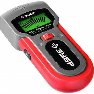 Металлодетектор многофункциональный, металл 38мм, дерево 19мм, проводка 50мм, ЗУБР «МАСТЕР» 45265 — Официальный партнер ЗУБР в России