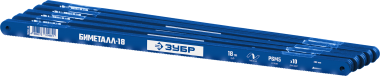 Полотно ЗУБР &quot;ПРОФЕССИОНАЛ&quot; по металлу, биметаллическое 18TPI, шаг 1,4мм, 300мм, 1шт., 15855-18 — Официальный партнер ЗУБР в России