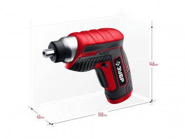 ЗУБР ViX ЗО-Е-3.6 Ли отвертка аккумуляторная 3.6 В, в коробке с 10 битами — Официальный партнер ЗУБР в России