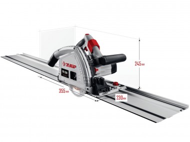 Пила погружная с шиной, 90°-55 мм, диск 165 мм, 1200 Вт, ЗУБР — Официальный партнер ЗУБР в России