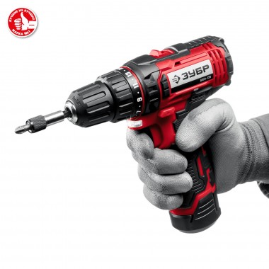 Дрель-шуруповерт ЗУБР в кейсе, 2 АКБ (2Ач), 12 В, &quot;МАСТЕР&quot; ДШЛ-125-22 — Официальный партнер ЗУБР в России