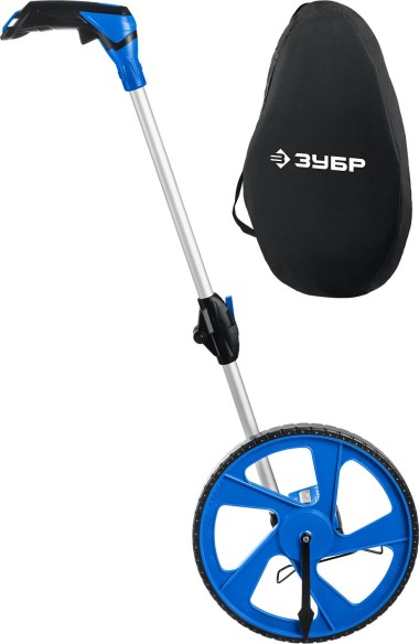 Измерительное колесо (курвиметр) ЗУБР ИК-100, 9999 м, с увеличенным колесом 34880 — Официальный партнер ЗУБР в России