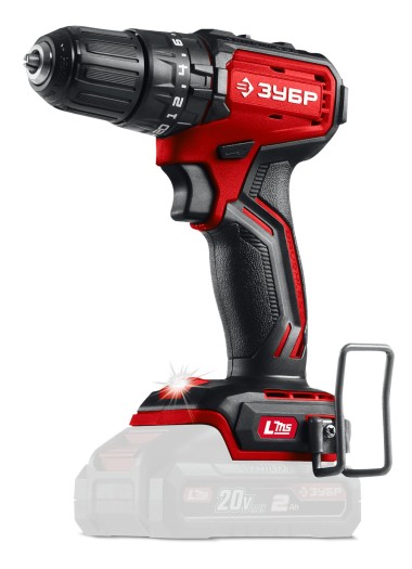 ЗУБР 20 В, 45 Н·м, без АКБ (LMS), бесщеточная ударная дрель-шуруповерт (ДБУ-45) — Официальный партнер ЗУБР в России