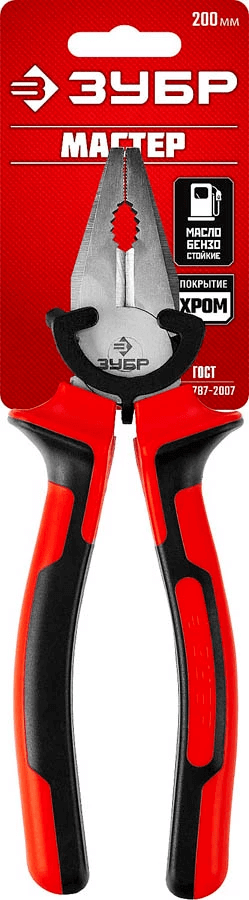 Плоскогубцы комбинированные ЗУБР, 200 мм 22024-1-20_Z01 — Официальный партнер ЗУБР в России
