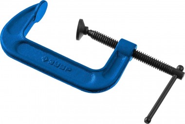 Струбцина ЗУБР &quot;ПРОФЕССИОНАЛ&quot; тип &quot;G&quot;, корпус - ковкий чугун, 125мм, 32245-125_z02 — Официальный партнер ЗУБР в России