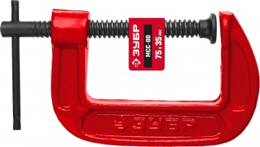 Струбцина ЗУБР МСС-075, тип G, серия «МАСТЕР», 32244-075 — Официальный партнер ЗУБР в России